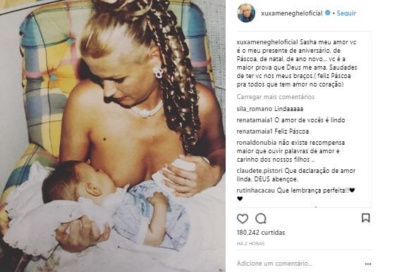 (Foto: Reprodução/Instagram @xuxamenegheloficia)