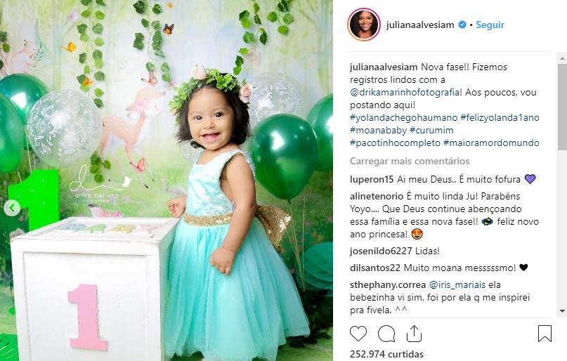 Foto: Reprodução Instagram / @julianaalvesiam