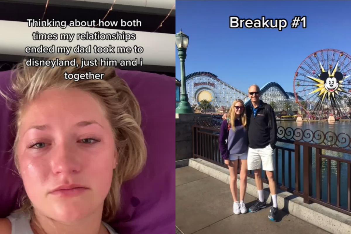 Kenzie e o pai viajam para a Disney após o término do relacionamento da jovem