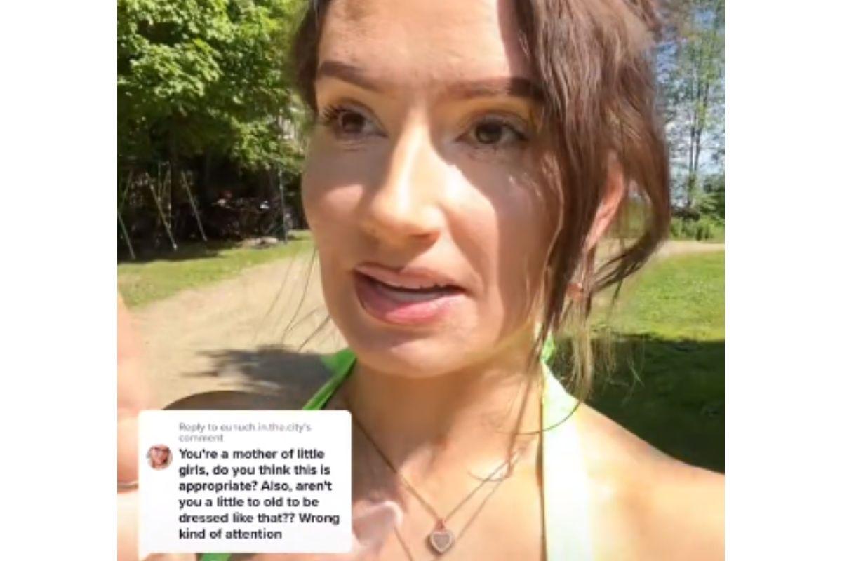 A mãe não poupou palavras para responder as críticas que recebeu