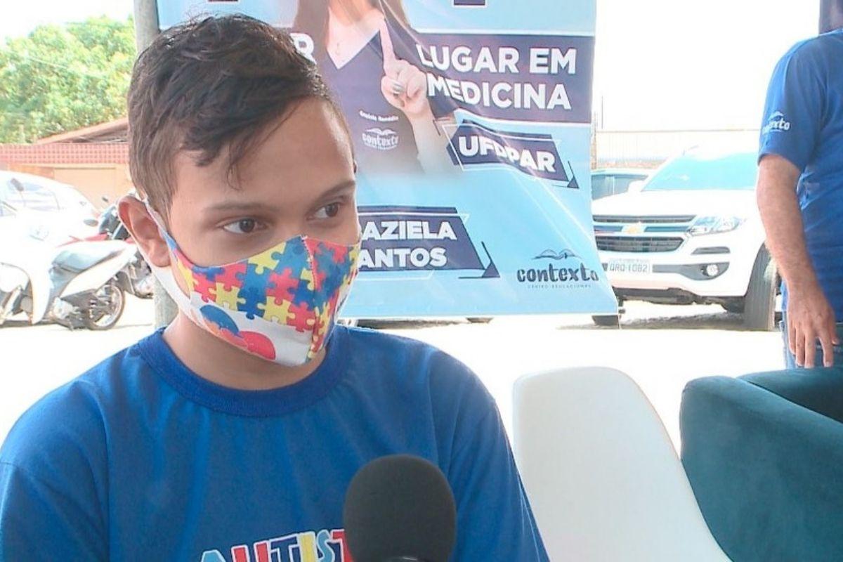 Pedro realizou o Enem no último domingo
