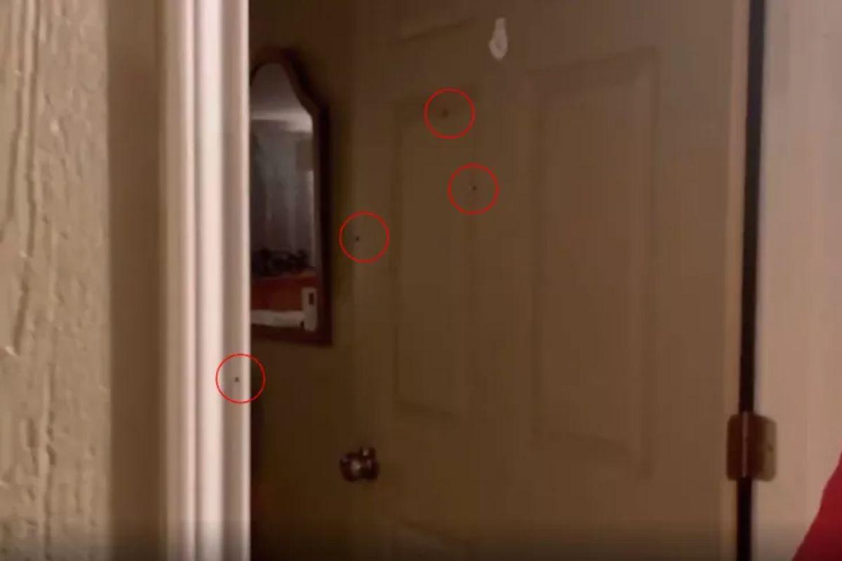 Há marcas de sangue e de tiro na casa da avó do Salvados Ramos
