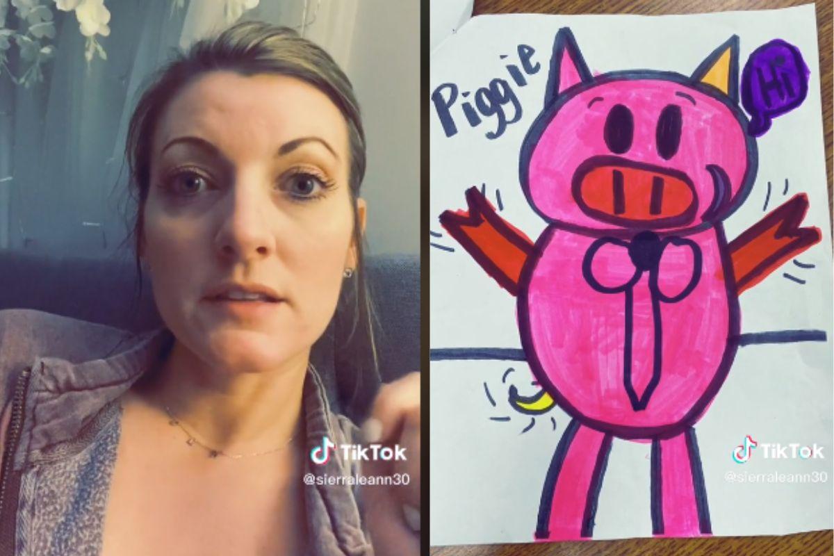 Mãe se revolta com decisão sobre desenho da filha