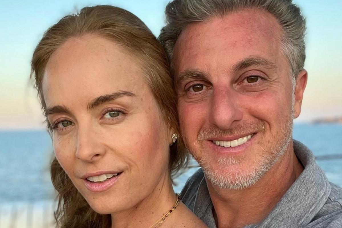 Selfie Angélica e Luciano Huck