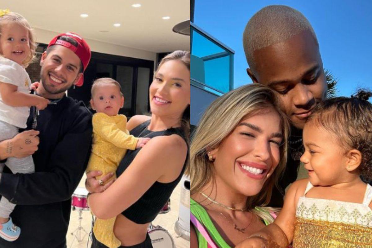 Famílias de Zé Felipe e Virginia e também de Léo Santana e Lore Improta