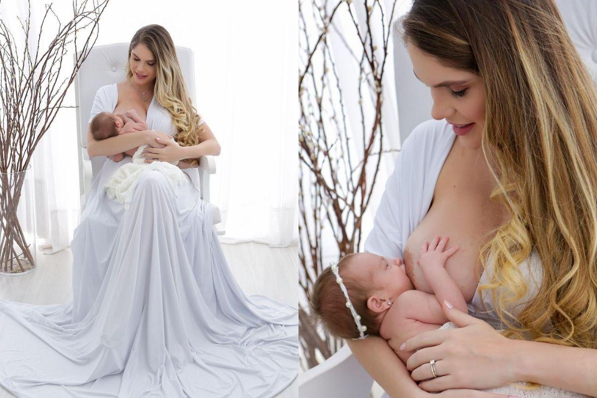 Bárbara Evans fez um relato emocionante sobre maternidade