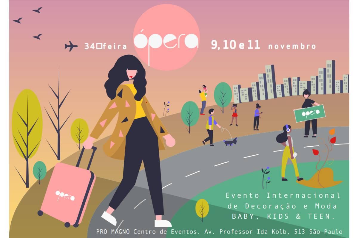 A 34º edição da Feira ópera ocorrerá entre os dias 9 e 11 de novembro