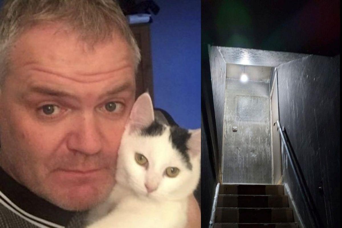 O gato salvou o dono do incêndio