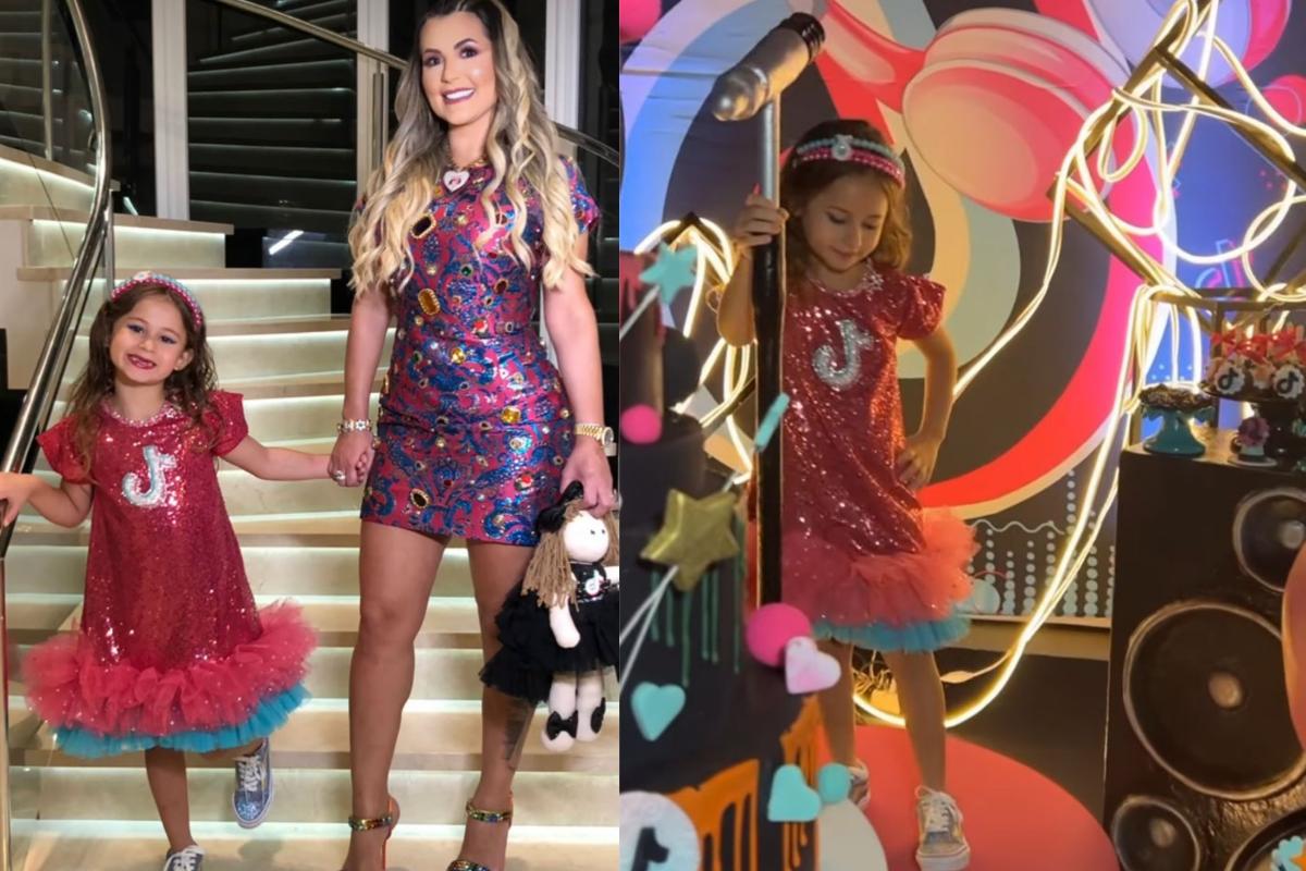 Deolane Bezerra mostrou detalhes da festa nas redes sociais