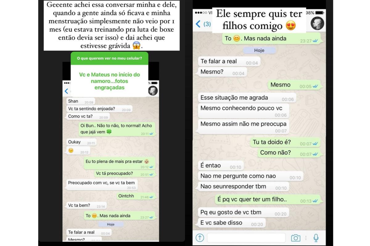 Conversa de Shantal com Mateus Verdelho