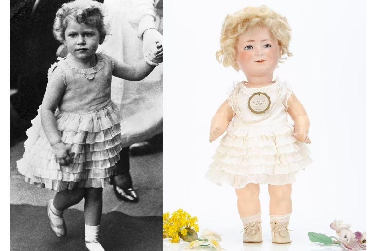 A boneca foi inspirada nessa foto da Rainha Elizabeth II