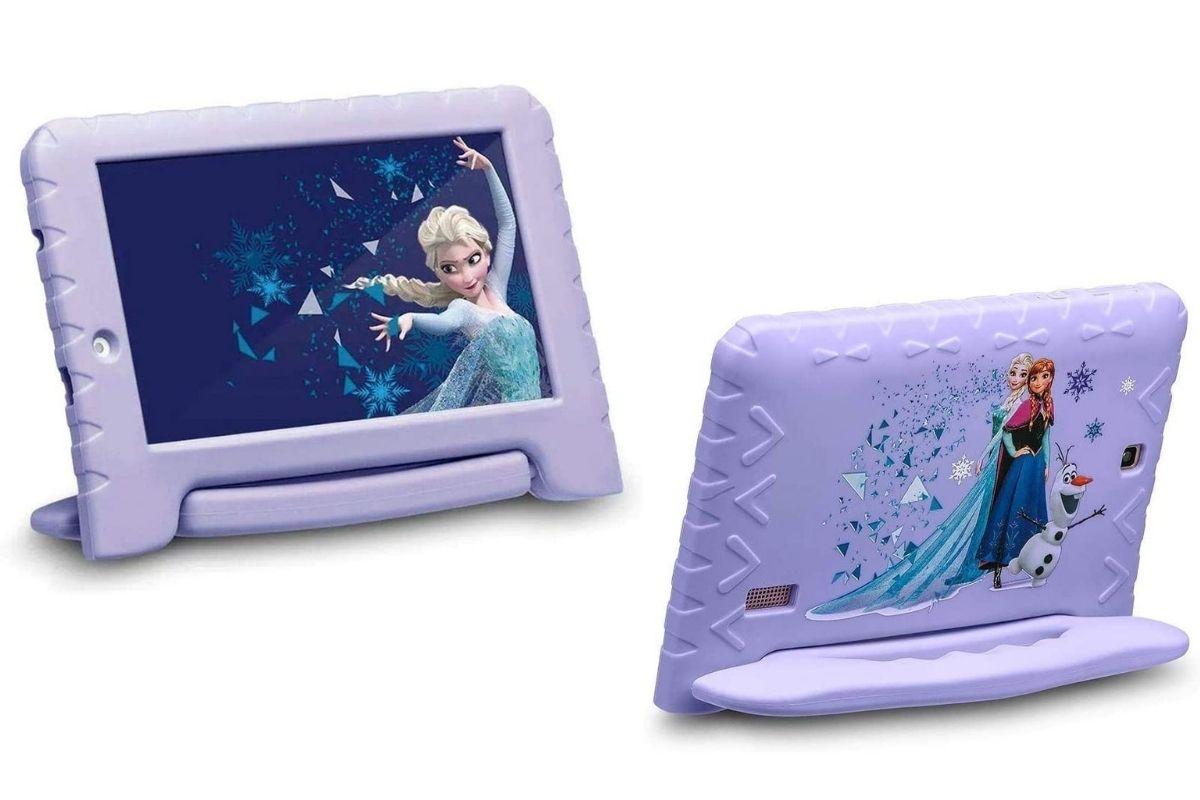 Presente de Dia das Crianças: Tablet Wi-Fi Quad-Core, Disney Frozen, Multilaser