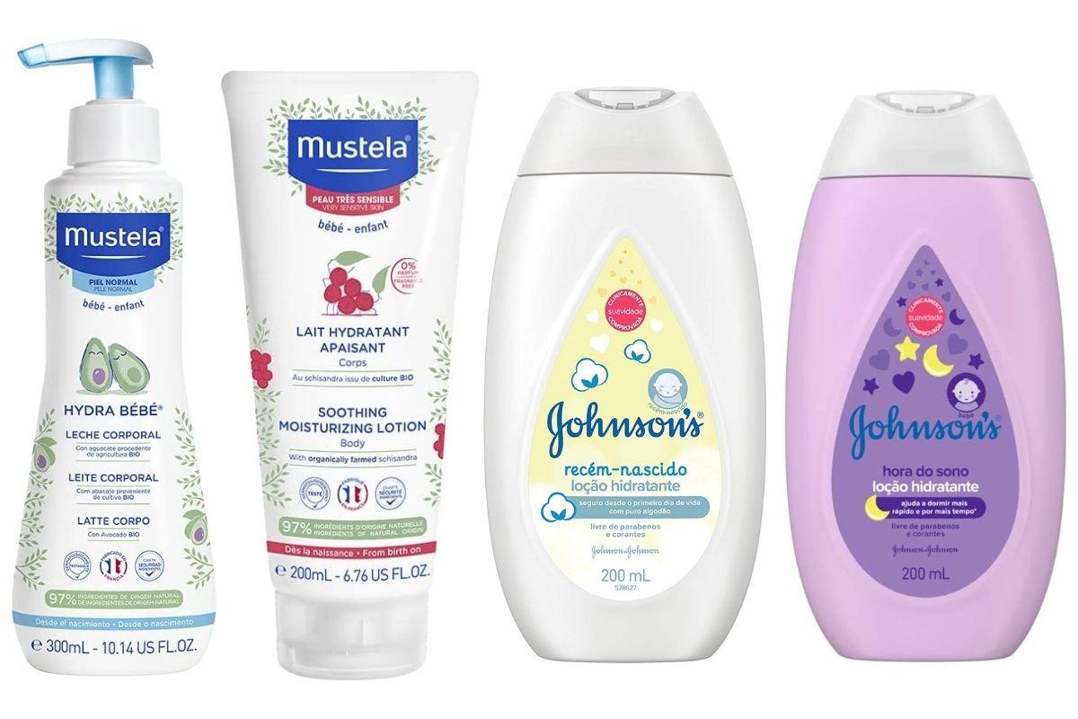 Hidratantes em promoção na Semana do Consumidor: Mustela e Jonhson's