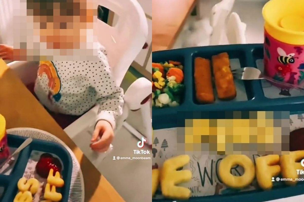 A mãe escreveu "Você me irrita" em inglês para a filha