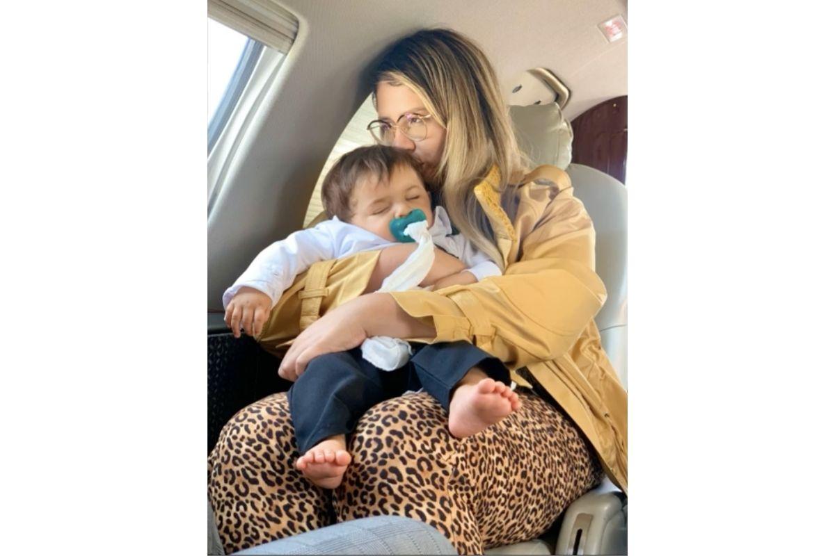 Marília Mendonça deixa Léo, de 1 ano e 10 meses