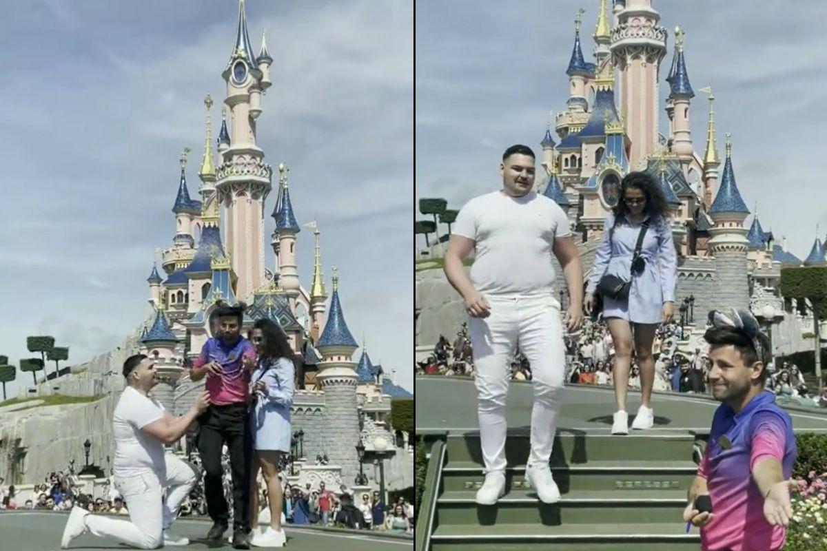 Pedido de casamento na Disney dá totalmente errado após funcionário do parque interromper o momento
