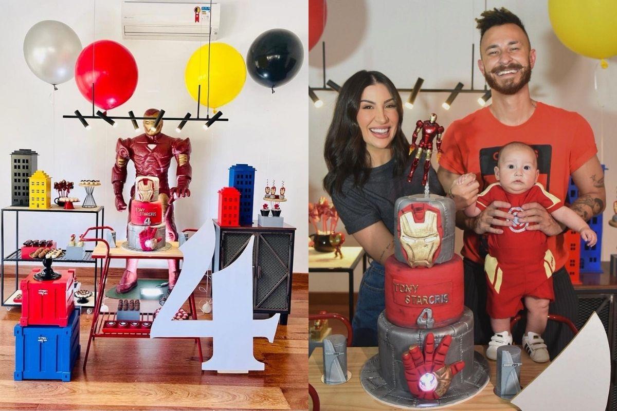 Bianca Andrade mostra detalhes da decoração da festa de 4 meses de Cris