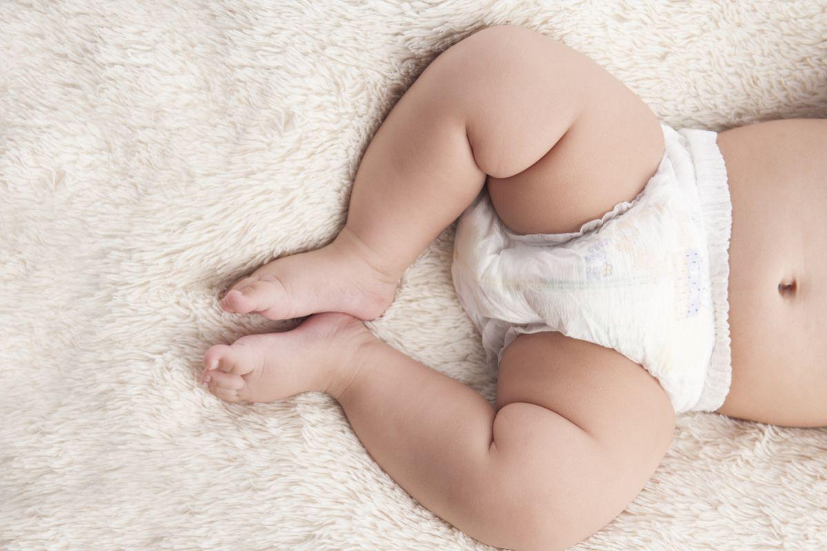 Pernas de bebê