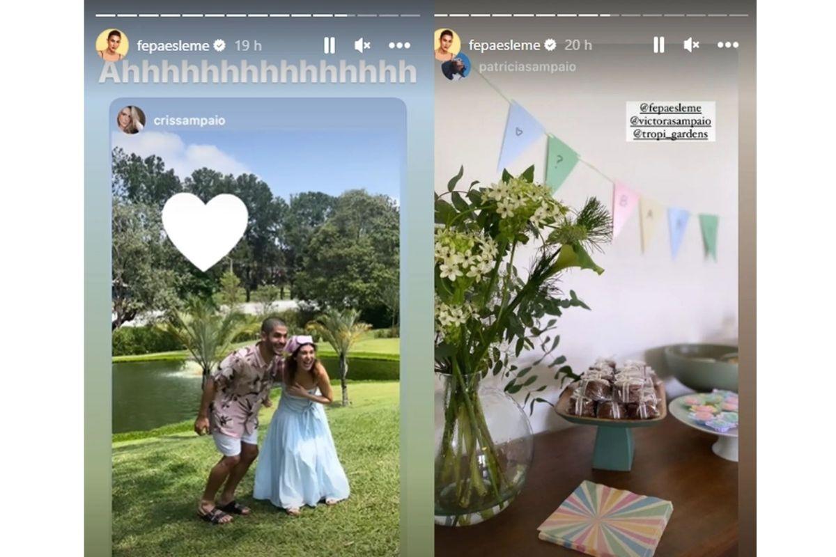 Chá revelação da Fernanda Paes Leme