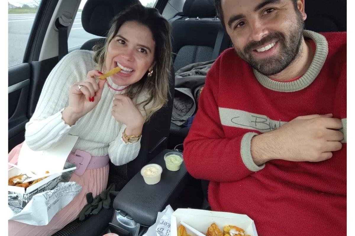 Paula e Guilherme ficaram meses conversando apenas online