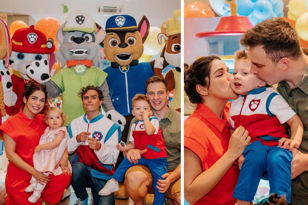 Sabrina Petraglia mostra fotos com detalhes da festa de 3 anos do filho