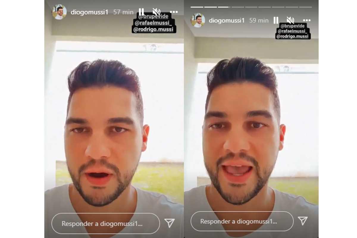 Diogo Mussi falou sobre a recuperação do irmão após a cirurgia e agradeceu o apoio