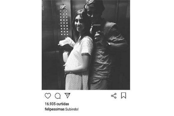 Foto que Felipe Simas publicou no instagram (Foto: reprodução instagram)
