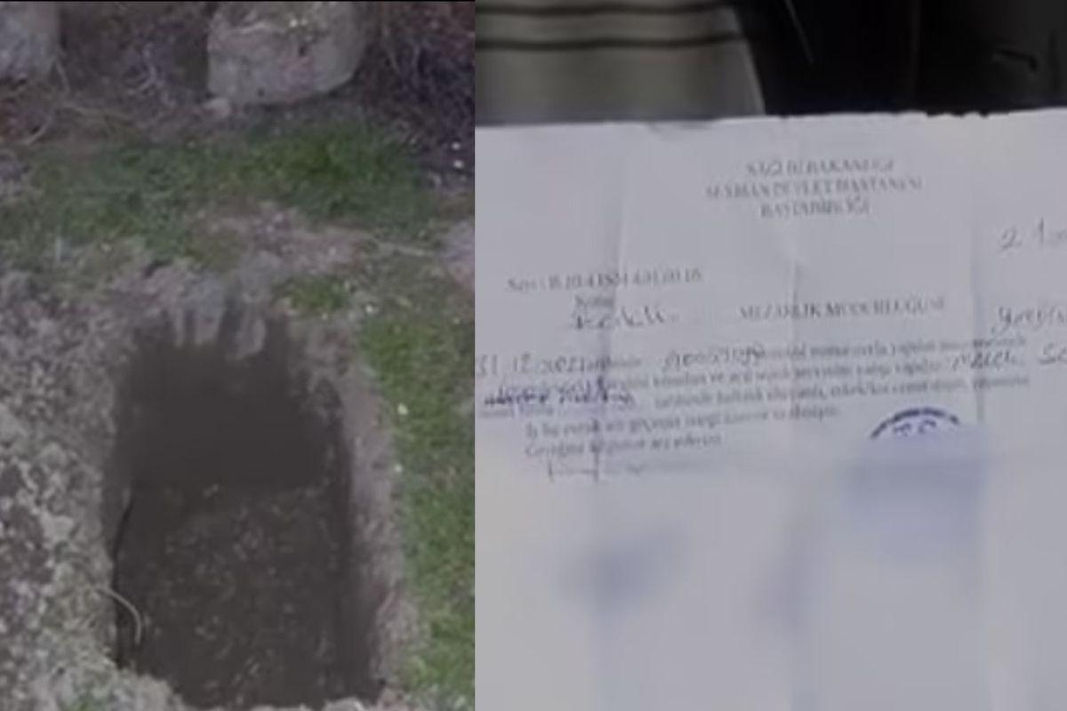 O bebê havia recebido uma certidão de óbito