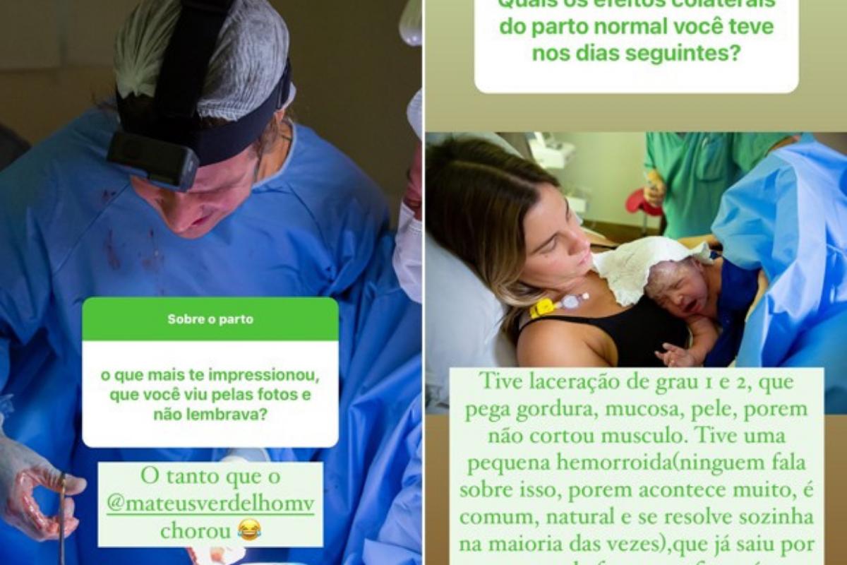 Comentou sobre a força do marido e os efeitos colaterais