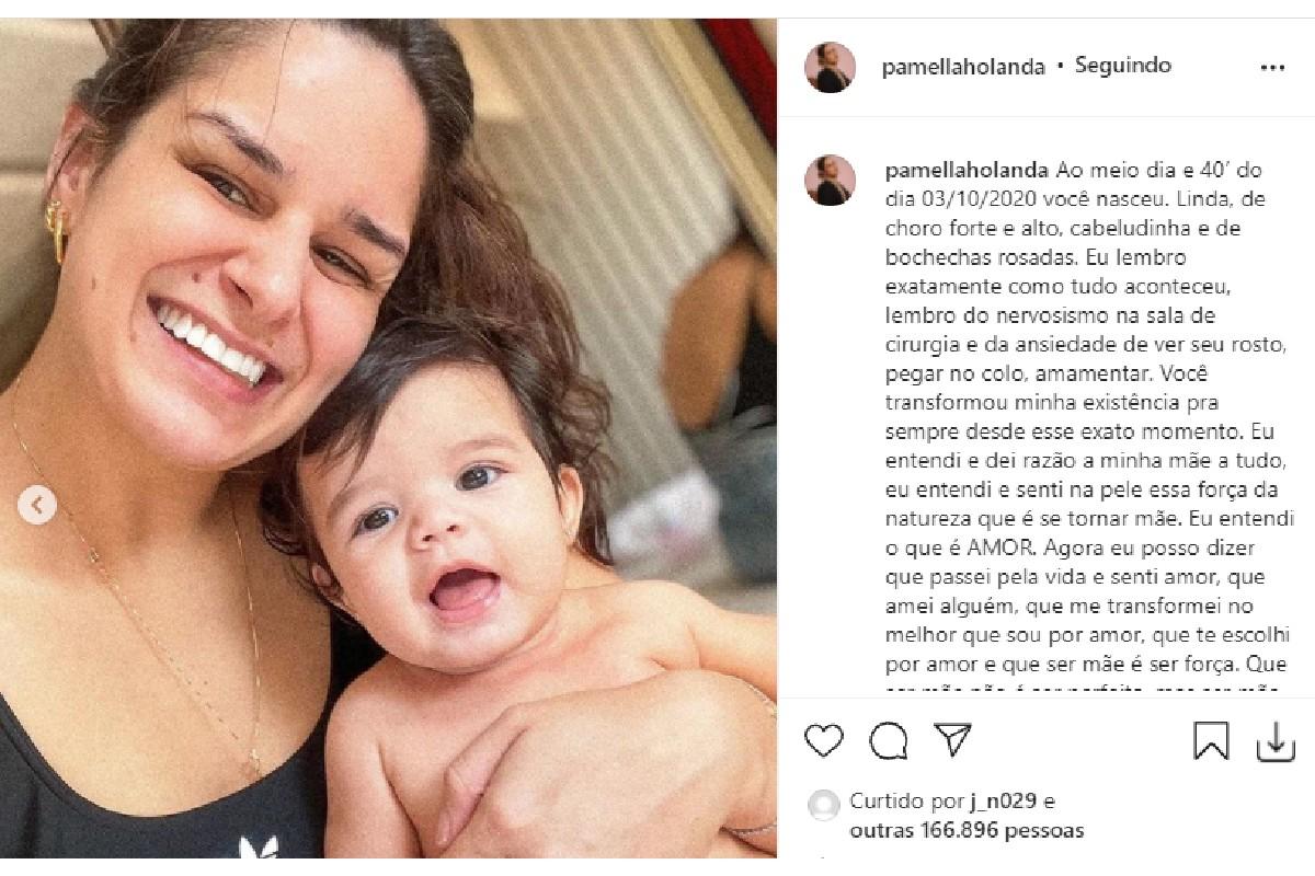 Mel completa um ano de vida neste domingo, 3 de outubro