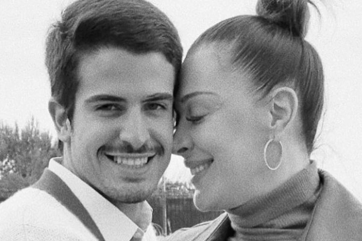 Enzo Celulari e Claudia Raia abraçados