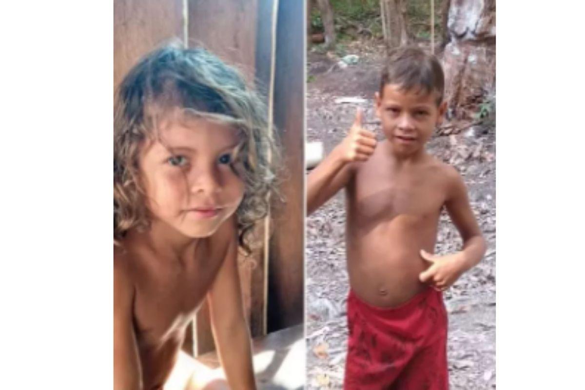 Crianças de 6 e 8 anos ficam mais de 20 dias perdidas na Floresta Amazônica se alimentando apenas com água da chuva