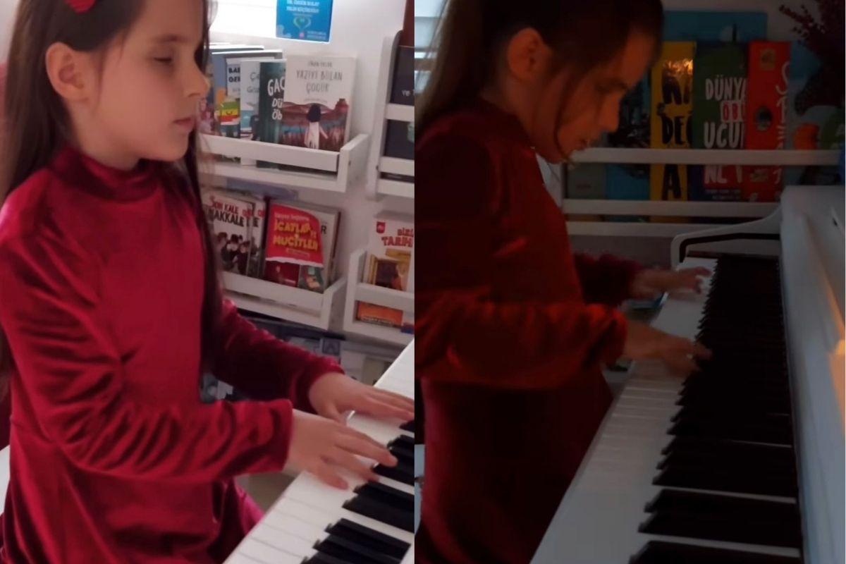 O sonho da garota é se tornar musicista e compositora