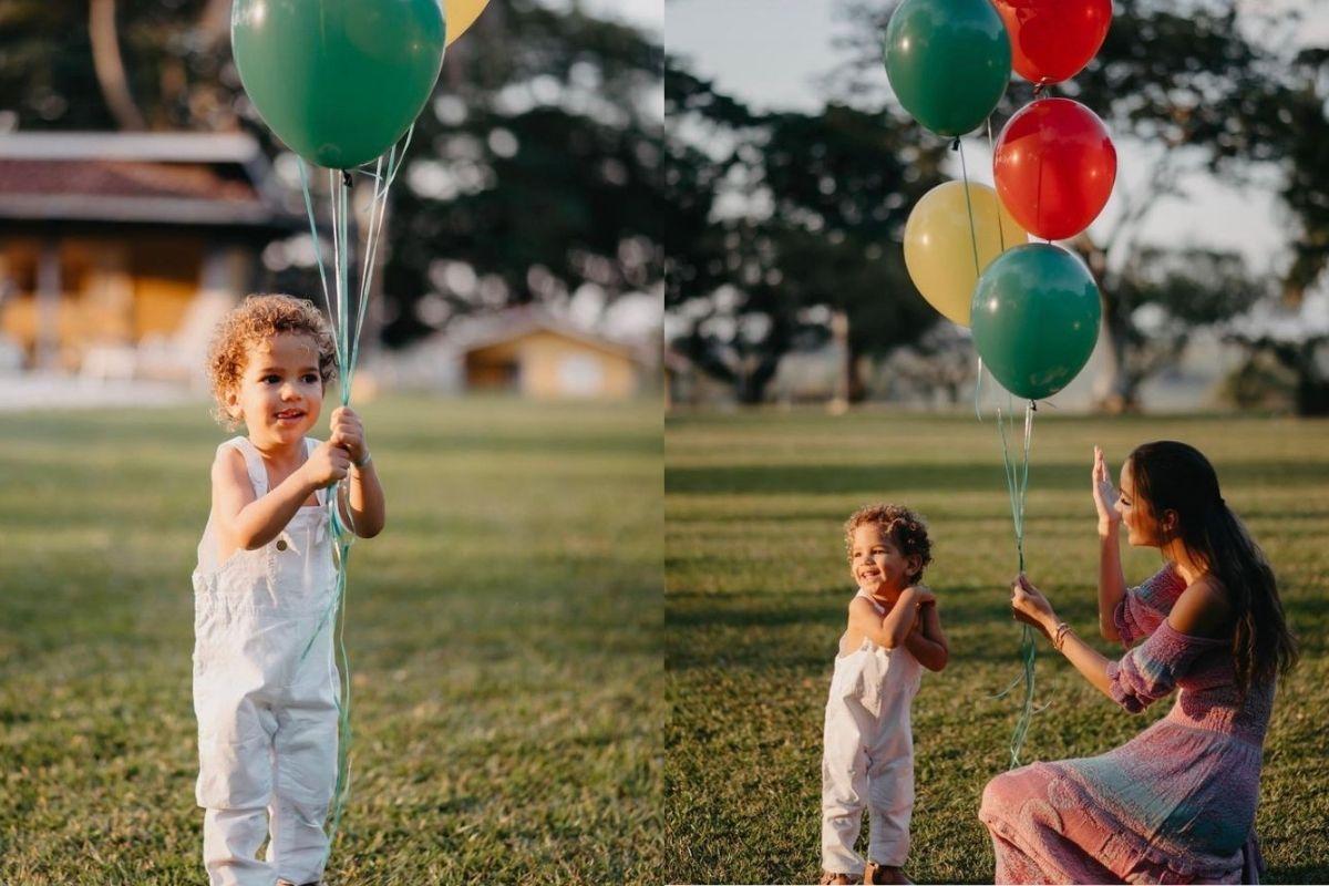 Biah Rodrigues e Sorocaba celebram aniversário de Theo: "Meu filho, te amo!"