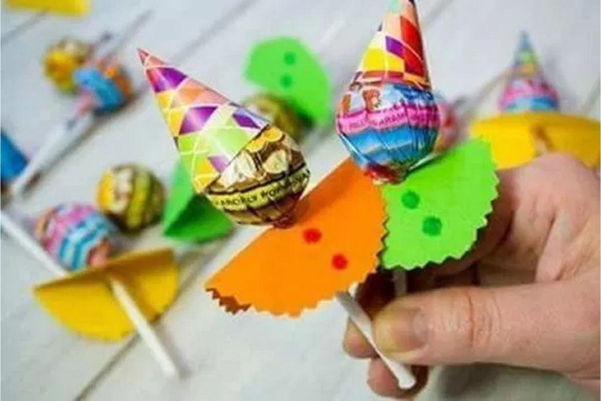 Fantasie os pirulitos para deixar a decoração de carnaval em casa mais divertid