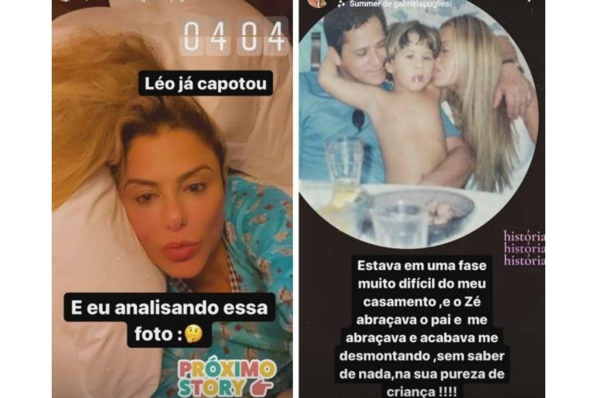 Poliana Rocha desabafa sobre fase difícil no casamento com Leonardo
