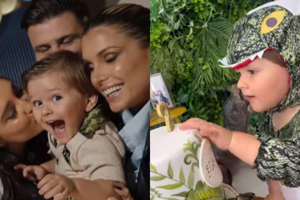 Filho de Flávia Viana completa dois anos e comemora