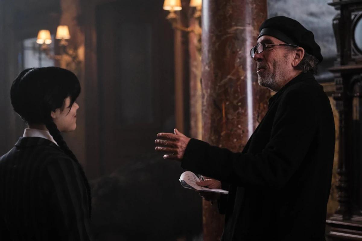 Tim Burton e Jenna Ortega