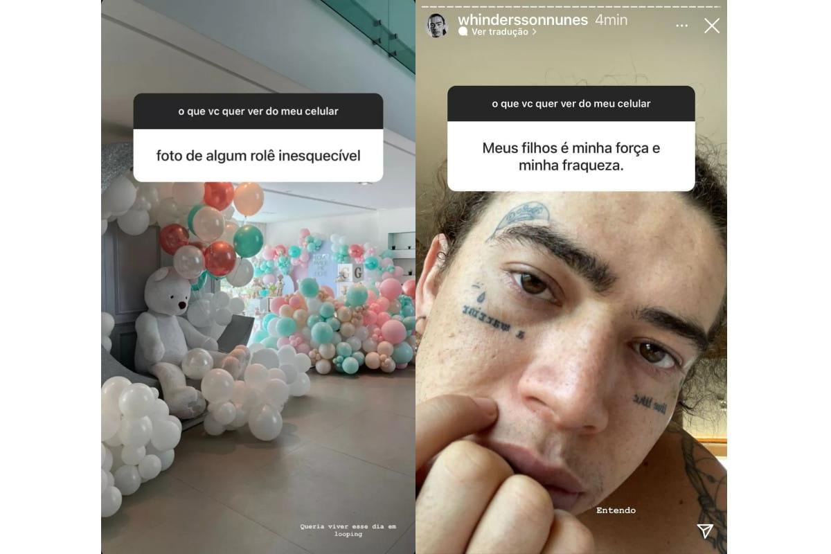 Whindersson recordou o momento especial em sua vida