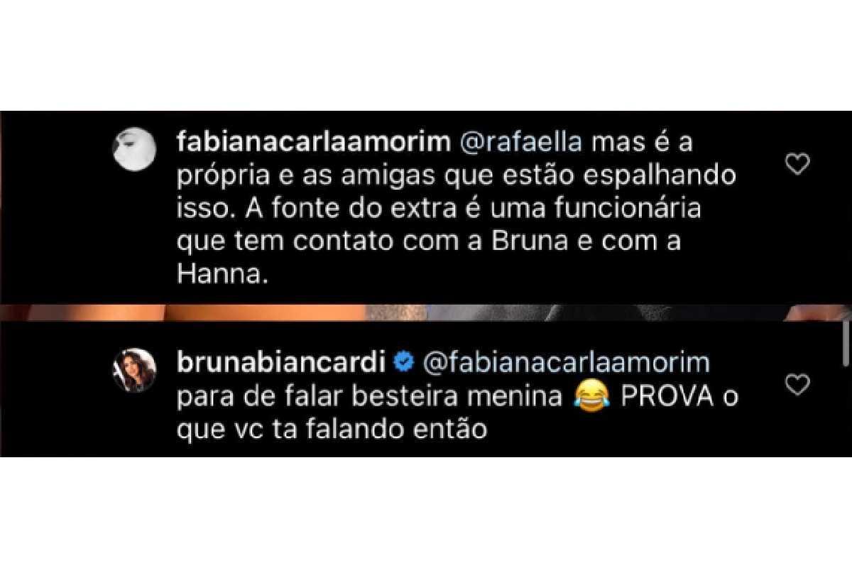 Bruna Biancardi rebateu seguidora após comentário sobre traições de Neymar
