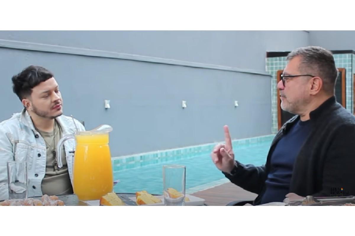 Filho de Hebe Camargo, Marcello Camargo, dá entrevista