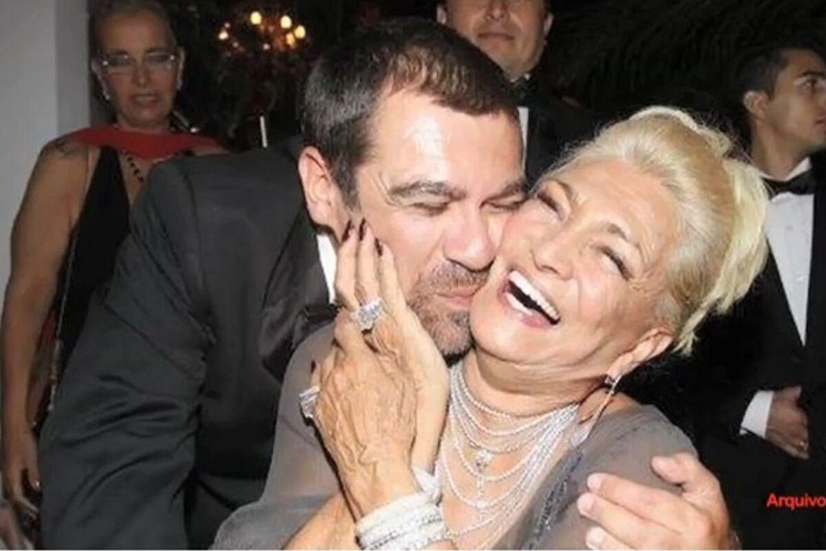 Hebe Camargo e seu filho, Marcello Camargo