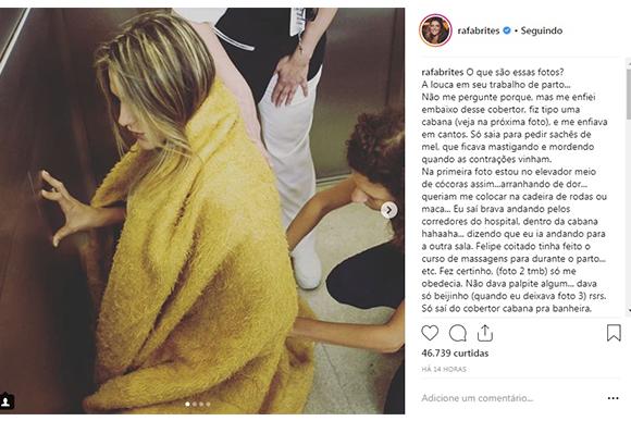 Foto: Reprodução Instagram / @rafabrites