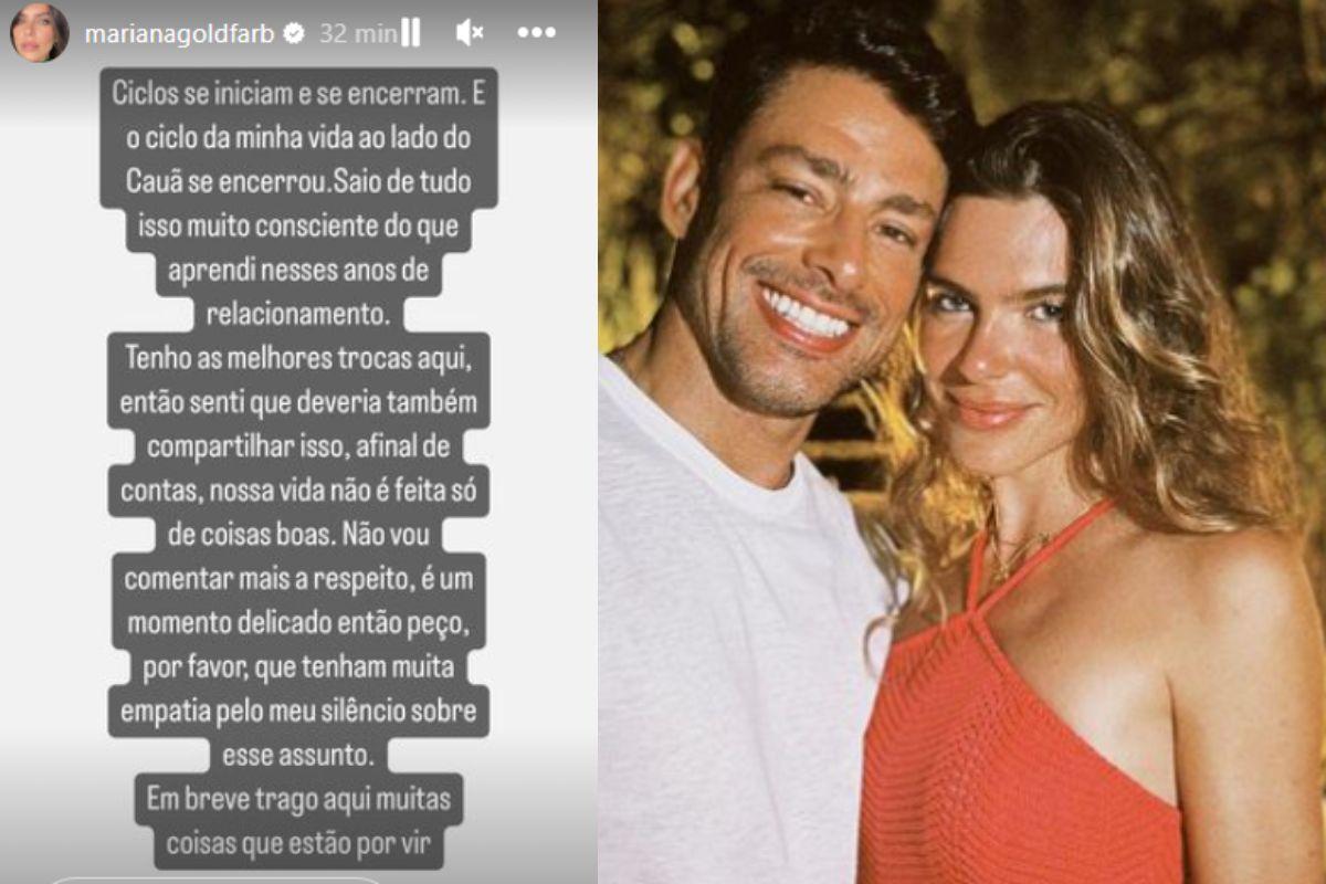 Mariana e Caua terminam relacionamento