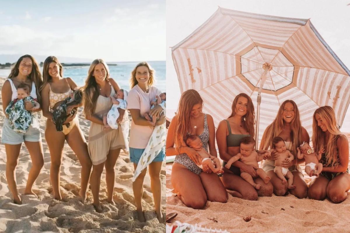 Quatro melhores amigas engravidam ao mesmo tempo - duas vezes!