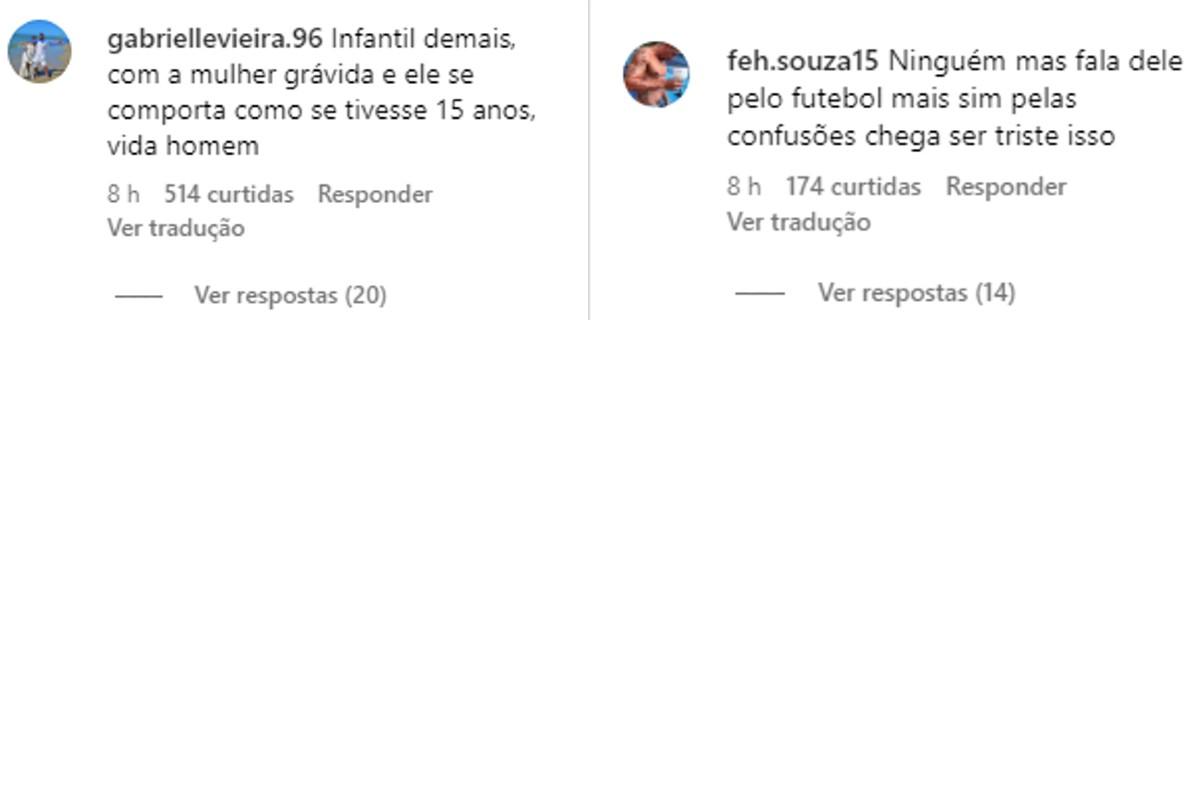Comentários de vídeo de discussão do Neymar na Tardezinha do Thiaguinho