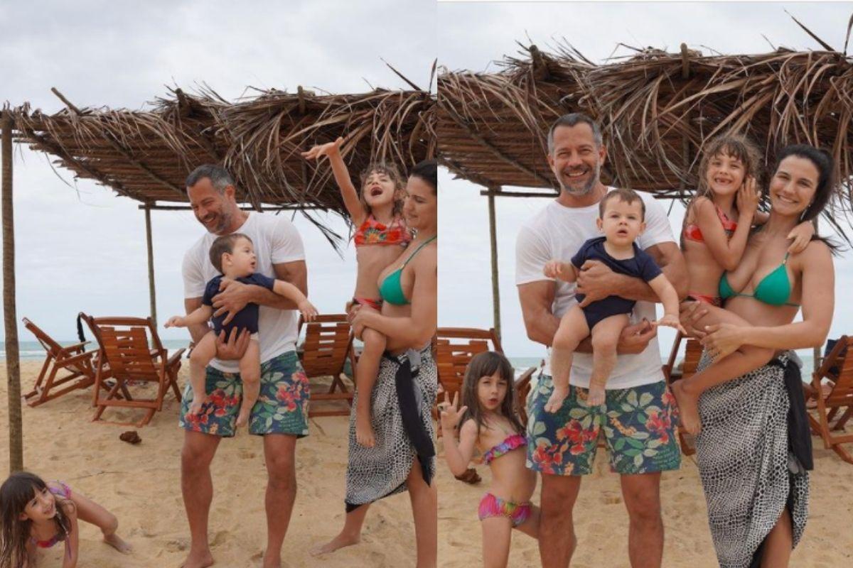 Kyra Gracie com família na Bahia