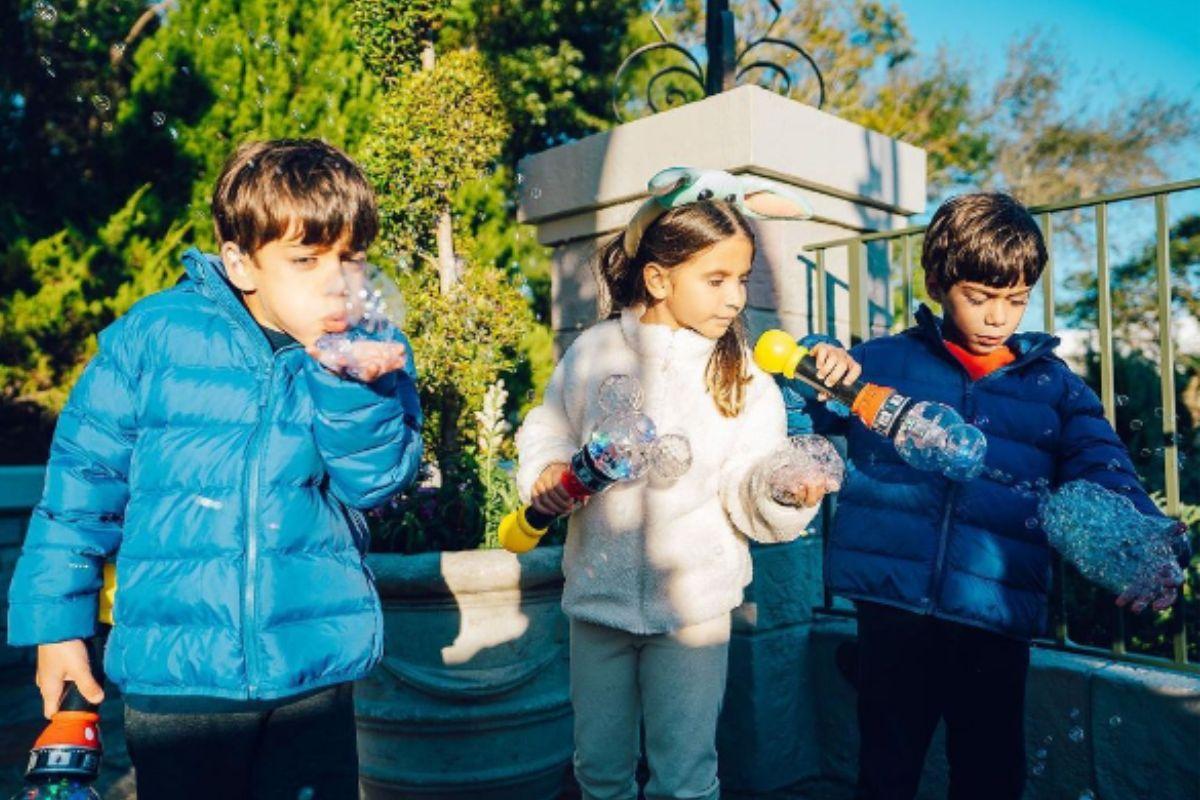 Maria Flor, Jorge e Francisco