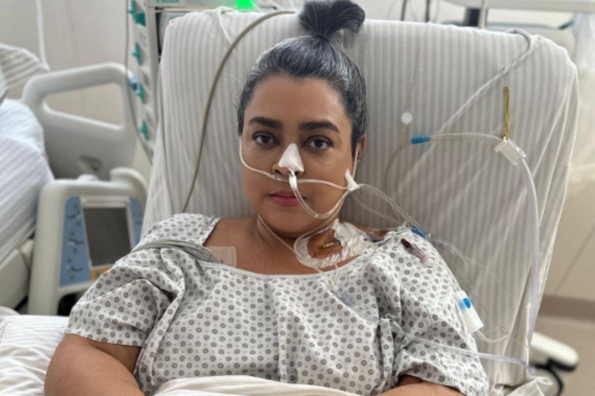 Preta Gil no hospital
