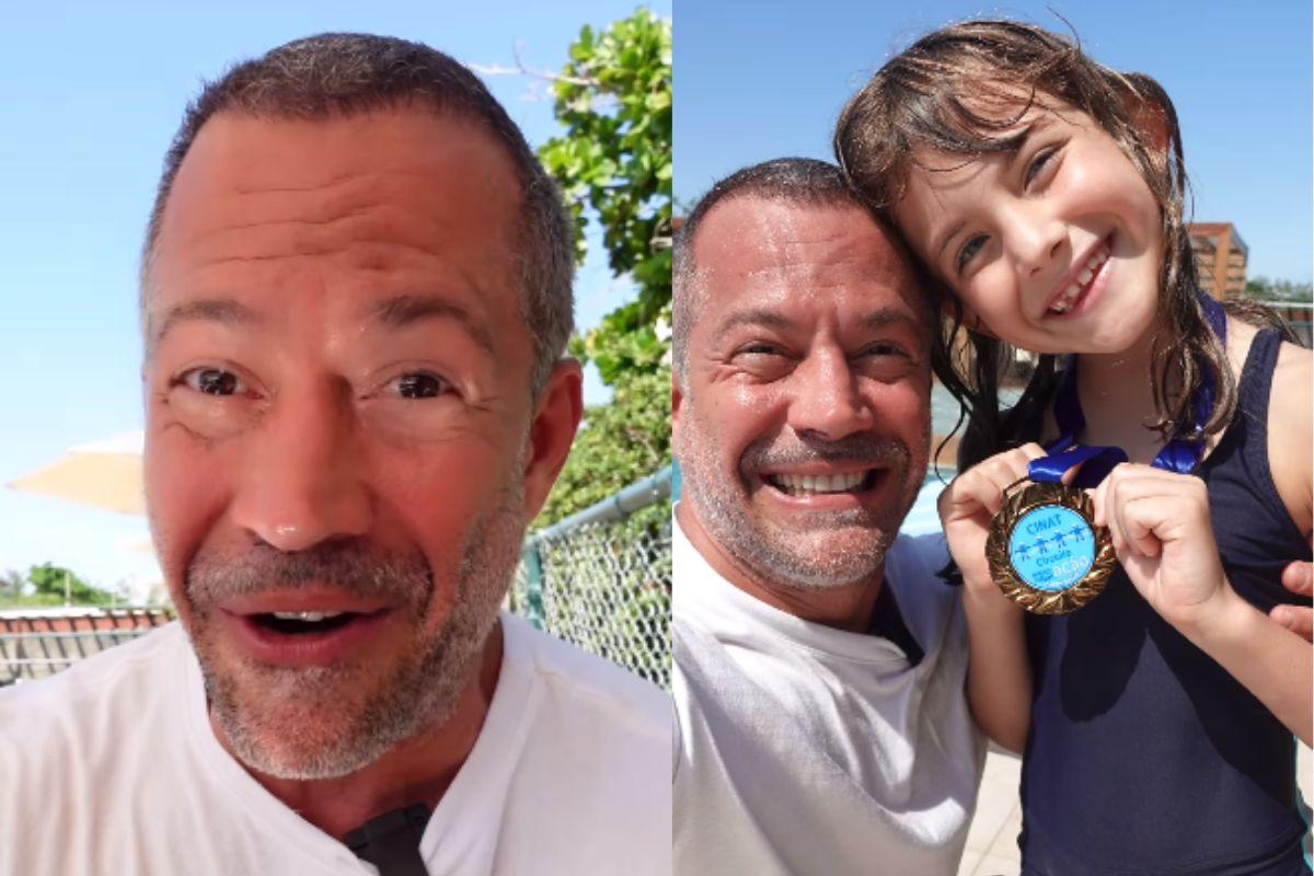 Malvino Salvador se emociona com vitória da filha